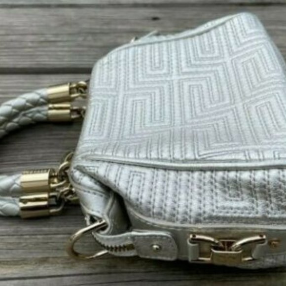 Gianni Versace Women Bag Small Hand Bag Silver Tone Made in Italy - Picture 12 of 12